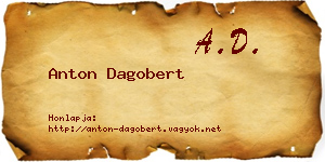 Anton Dagobert névjegykártya